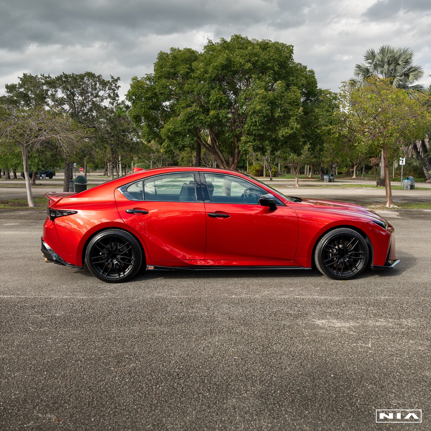 Lexus IS Base Model, F-Sport NIA  side skirts lip bodykit 2021-2025 in ABS or Carbon Fiber
