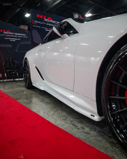 Lexus LC 500 NIA Side Skirt Splitter Extensions 2018-25