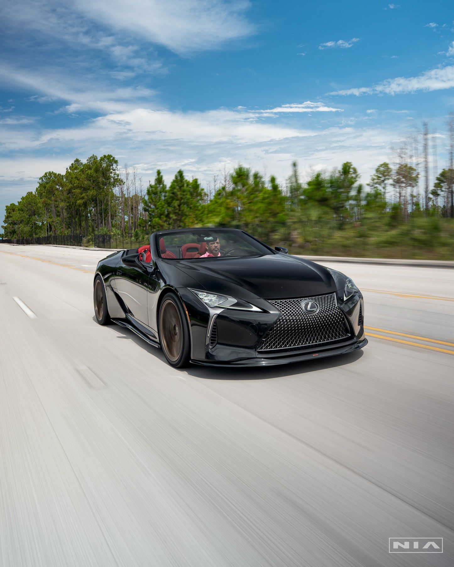 Lexus LC 500 Front Bumper NIA Splitter Lip Body Kit 2018-25