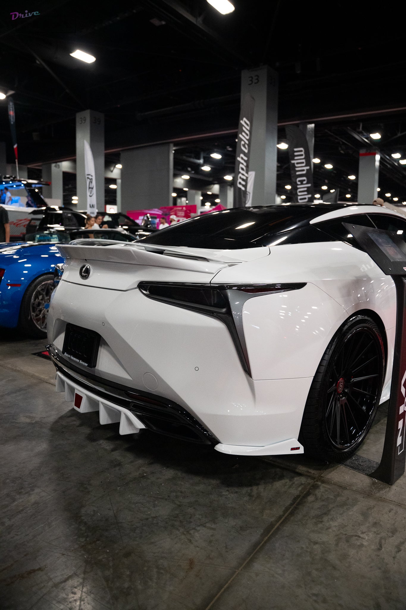 Lexus LC 500 NIA Full lip Body Kit 6pcs (Front Splitter, Side Skirt Rockers, Rear Apron Spats, Diffuser Bumper Extension) 2018-2025 in ABS