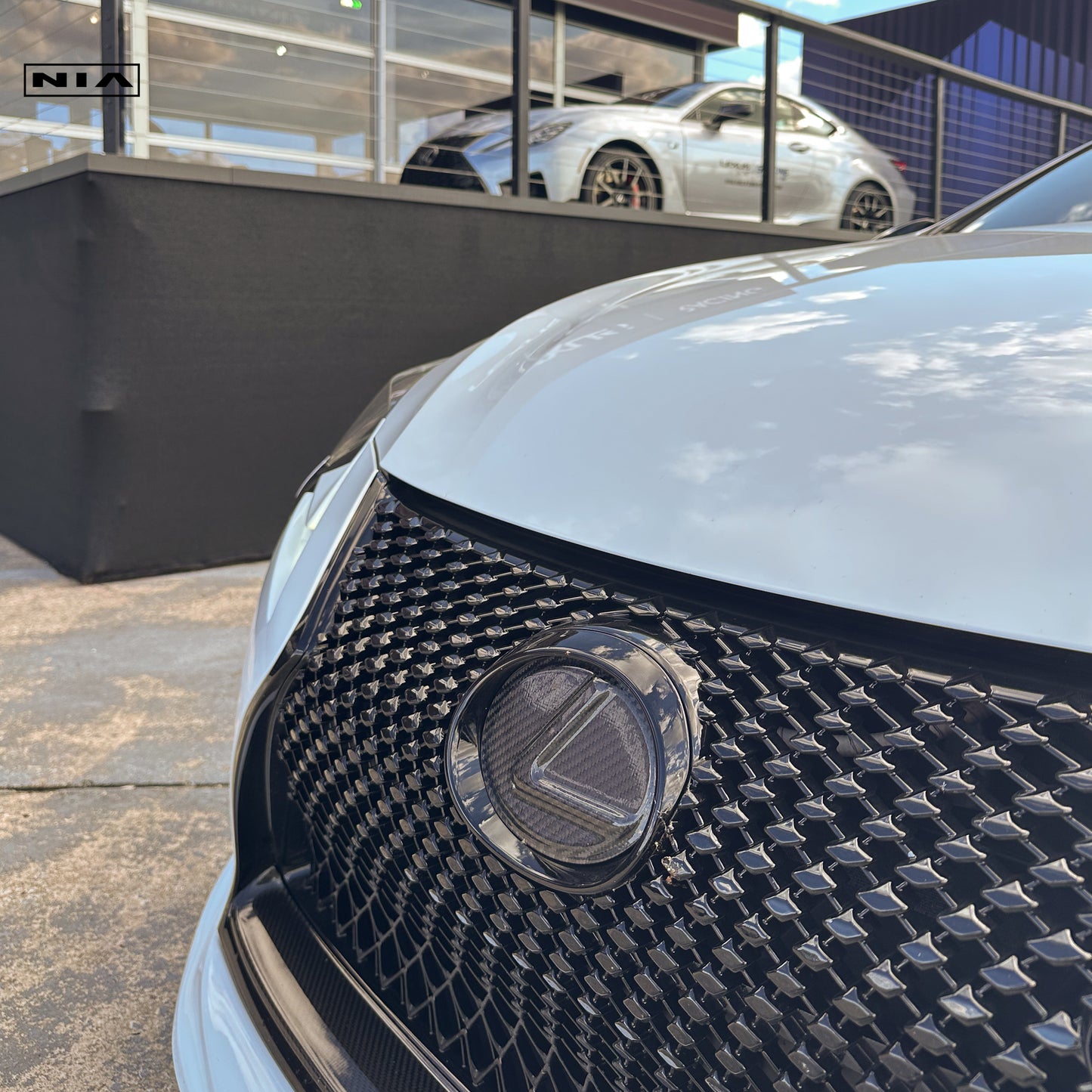 Lexus NIA Lexus Replacement L Emblem (5.75") in ABS or Carbon Fiber