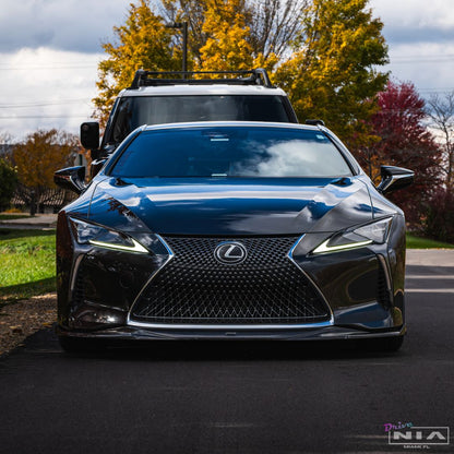 Lexus LC 500 NIA Full lip Body Kit 6pcs (Front Splitter, Side Skirt Rockers, Rear Apron Spats, Diffuser Bumper Extension) 2018-2026 in ABS