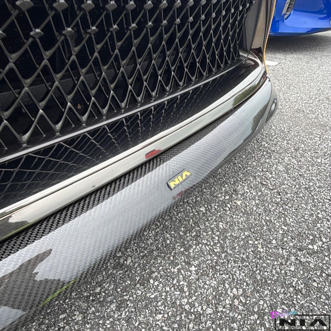 Lexus LC 500 NIA Front Splitter 2018-2026 in ABS or Carbon Fiber