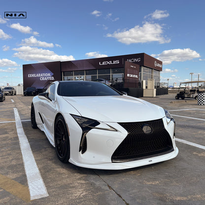 Lexus LC 500 NIA Front Splitter 2018-2026 in ABS or Carbon Fiber