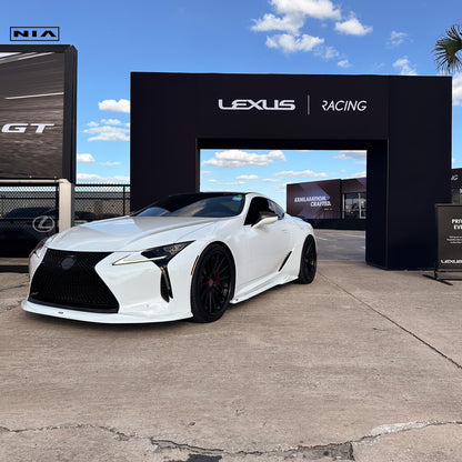 Lexus LC 500 NIA Front Splitter 2018-2026 in ABS or Carbon Fiber