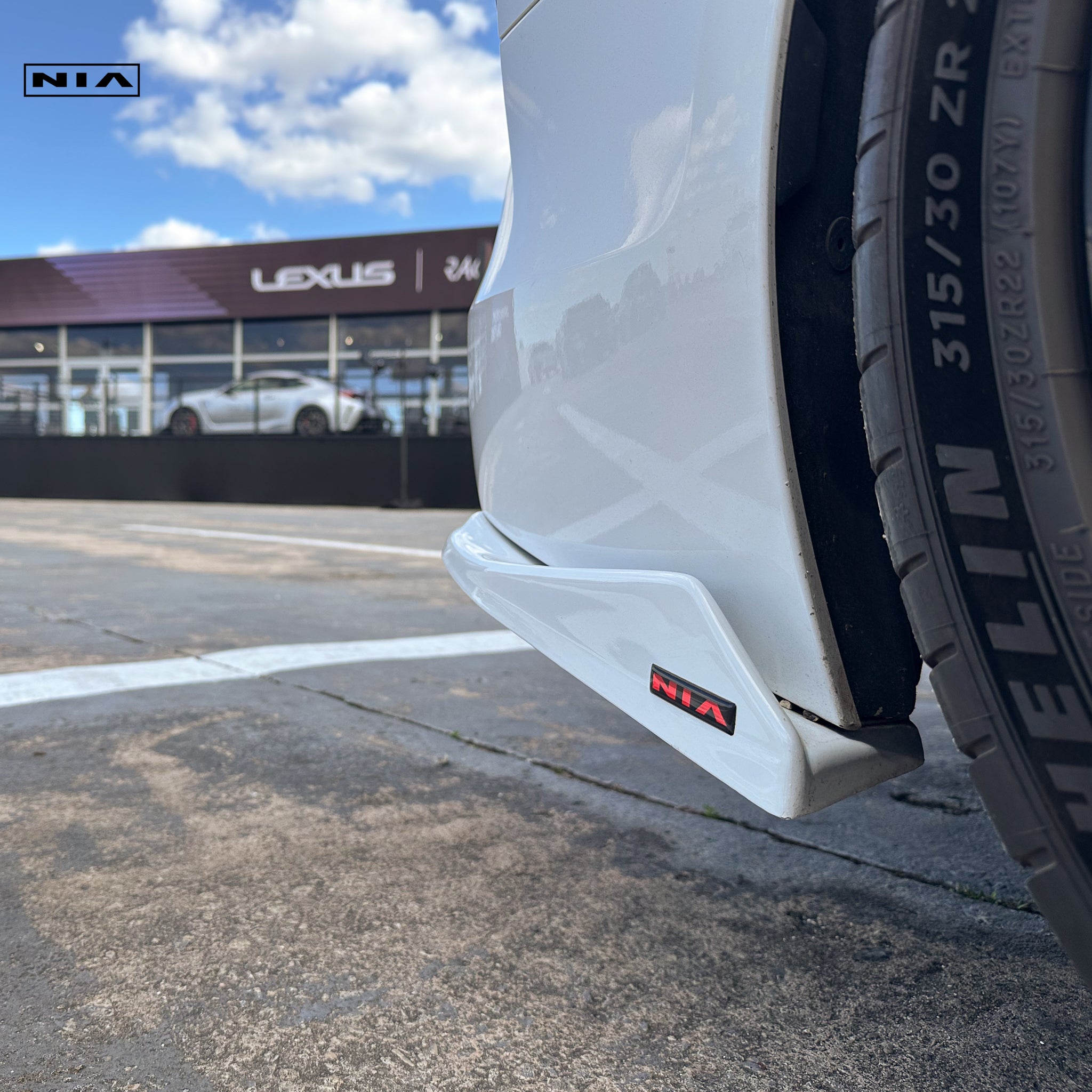 Lexus LC 500 NIA Rear Spats 2018-2026 in ABS or Carbon Fiber – Nia