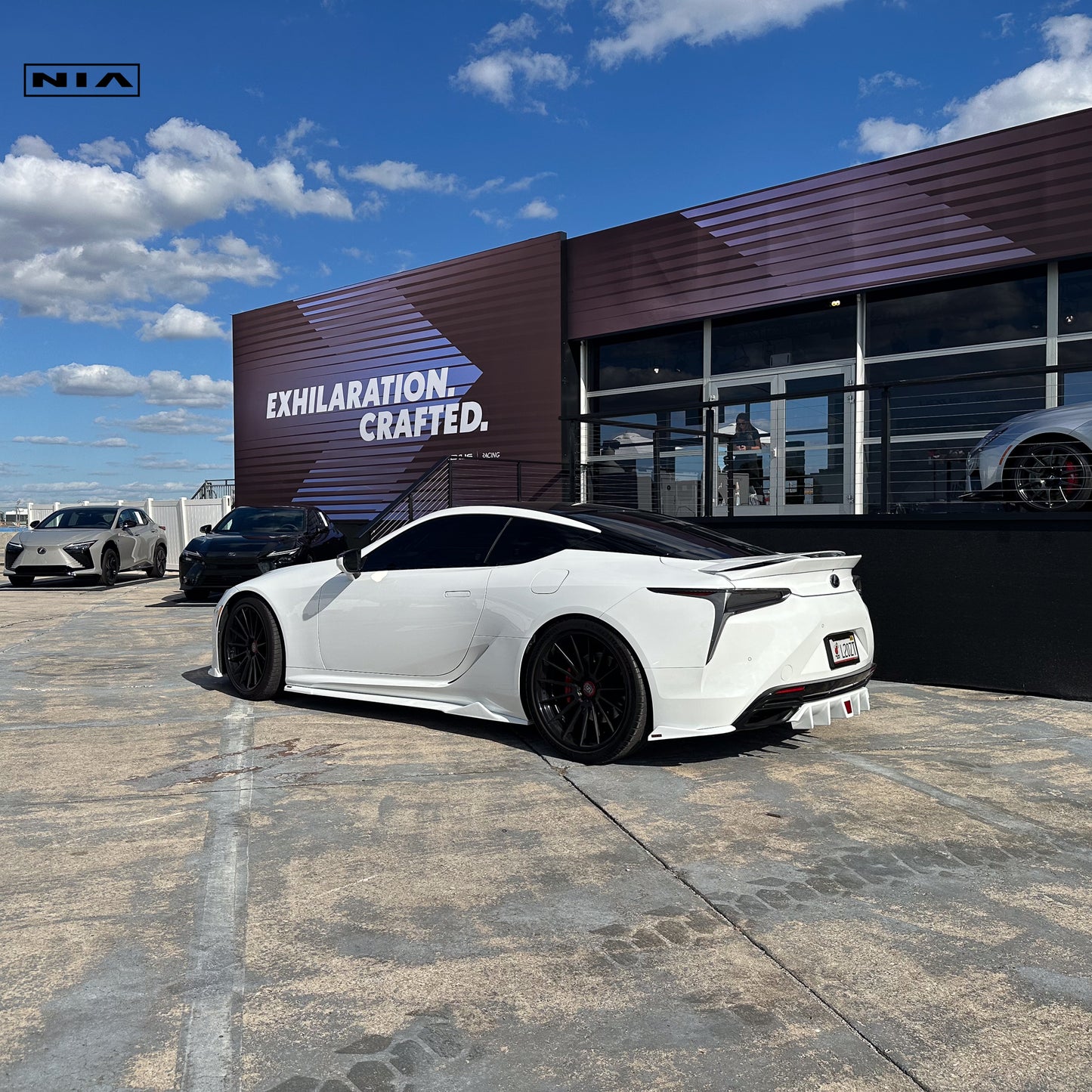 Lexus LC 500 NIA Side Skirt 2018-2026 in ABS or Carbon Fiber