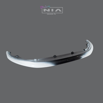 Lexus LC 500 NIA Front Splitter 2018-2026 Without Fins in Carbon Fiber and Ultra White Offsets - Clearance