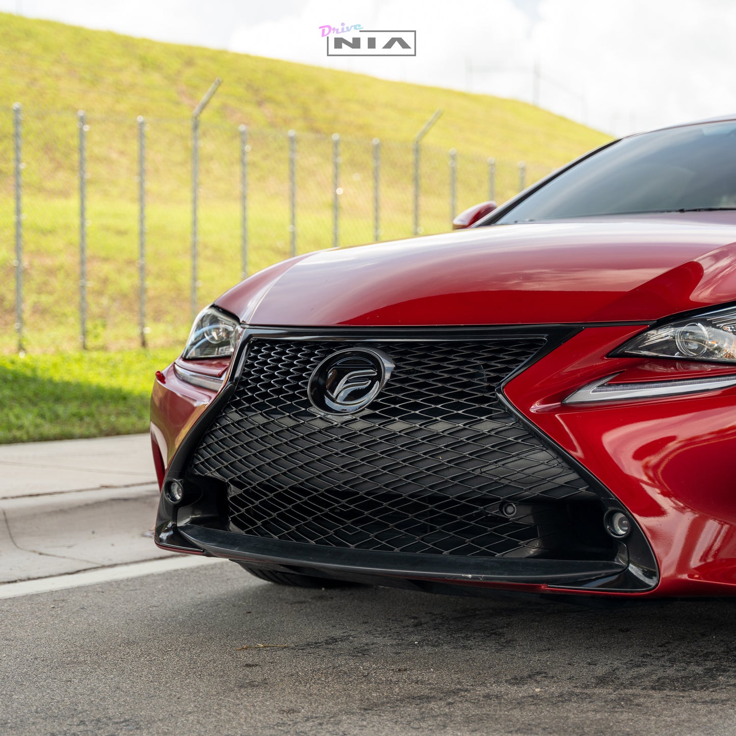 Lexus NIA Replacement F Emblem (7") in ABS or Carbon Fiber