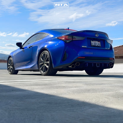 Lexus RC Base Model, F-Sport NIA Rear Diffuser Lip Bumper Extension 2019-2025 in ABS