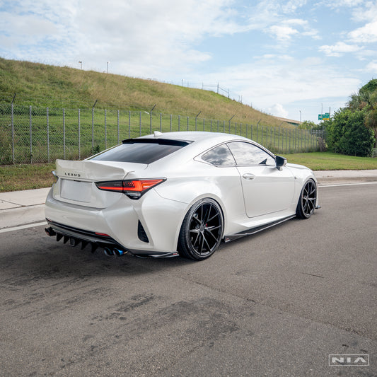 Lexus RC NIA Diffuser Bumper Extension 2019-2025 w/ Optional Brake Light (PRE-ORDER)