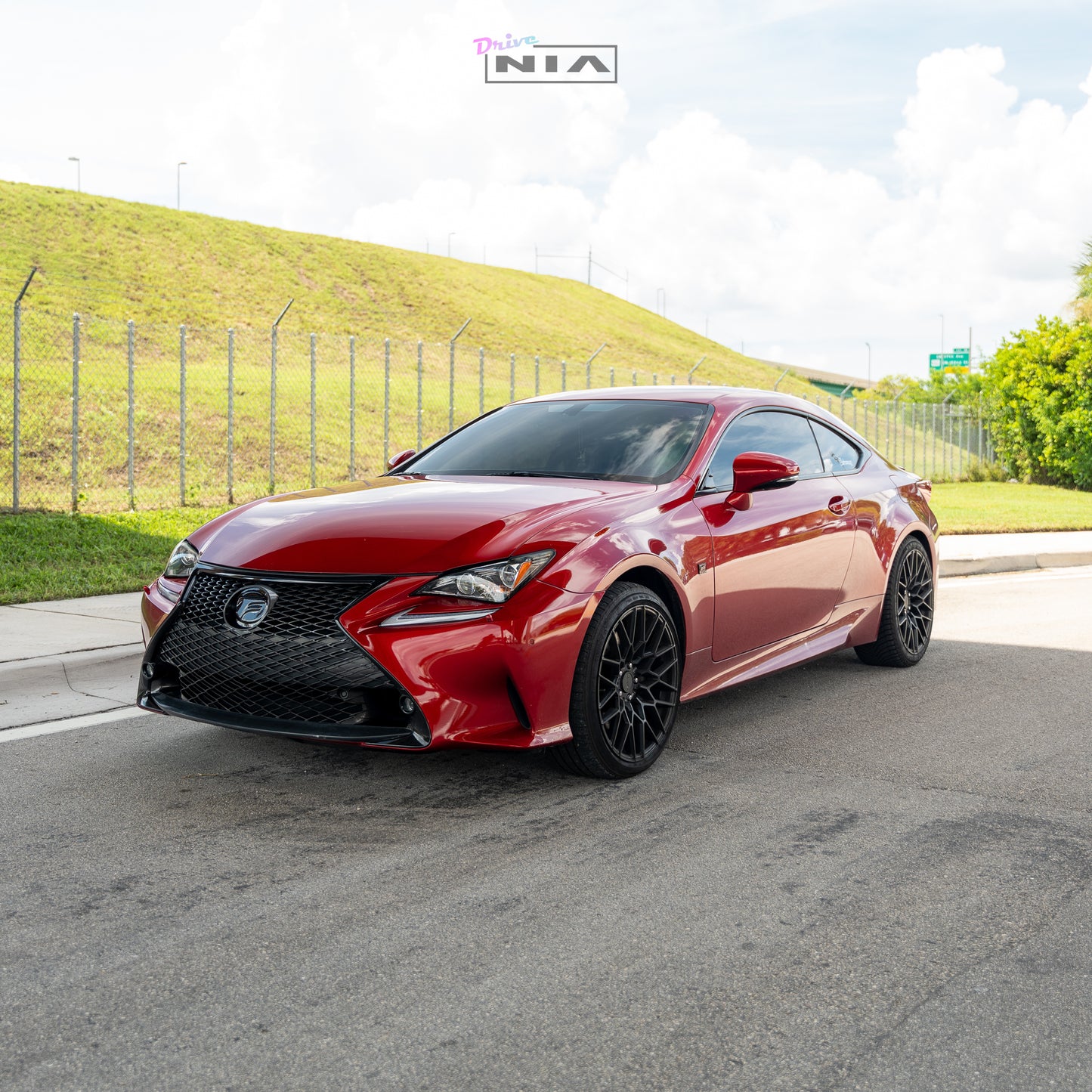 Lexus NIA Replacement F Emblem (7") in ABS or Carbon Fiber
