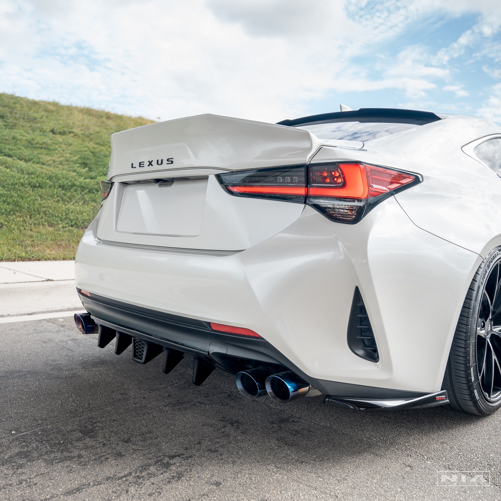 Lexus RC Base Model, F-Sport NIA Rear Diffuser Lip Bumper