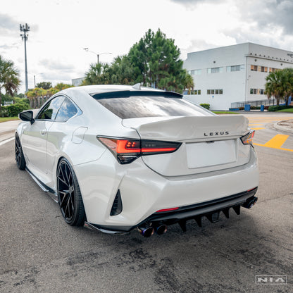 Lexus RC NIA Diffuser Bumper Extension 2019-2025 w/ Optional Brake Light (PRE-ORDER)