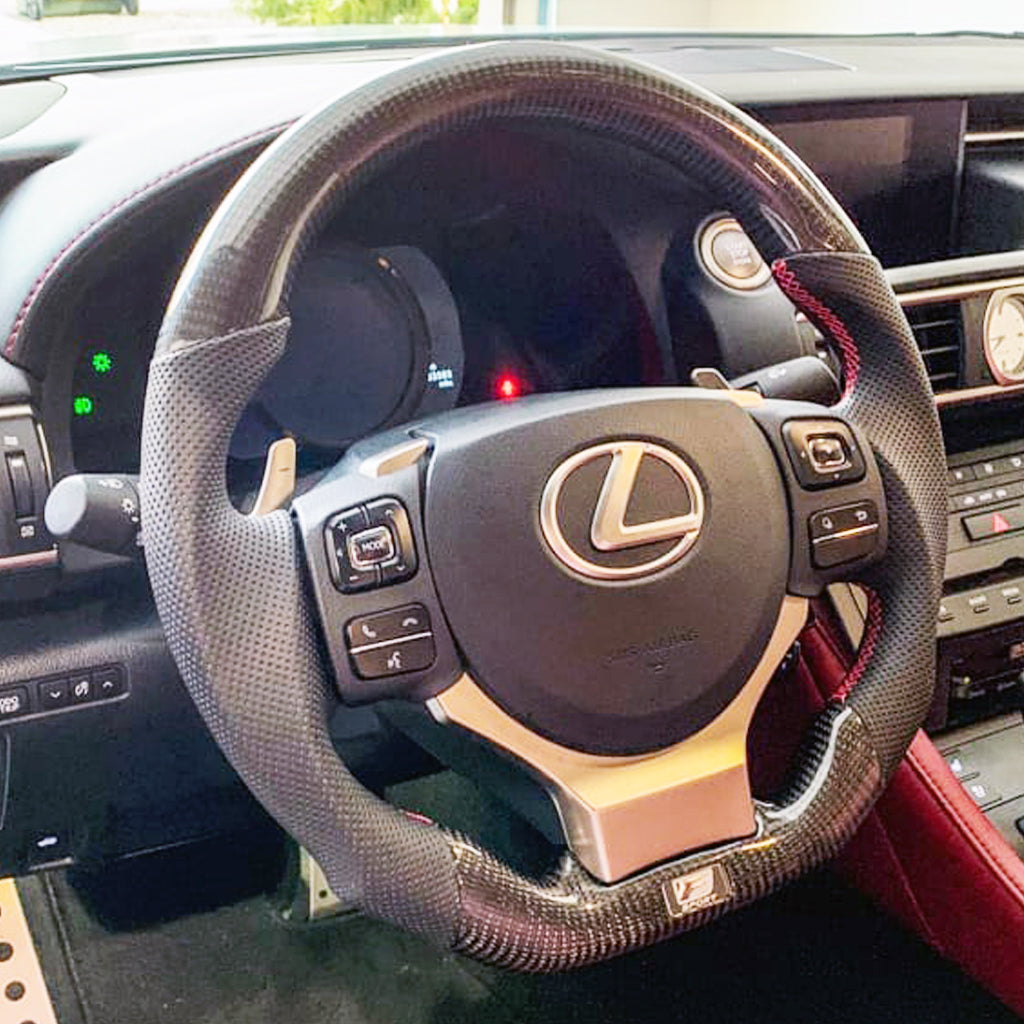 Lexus LC 2018-2024 Carbon Fiber Steering Wheel
