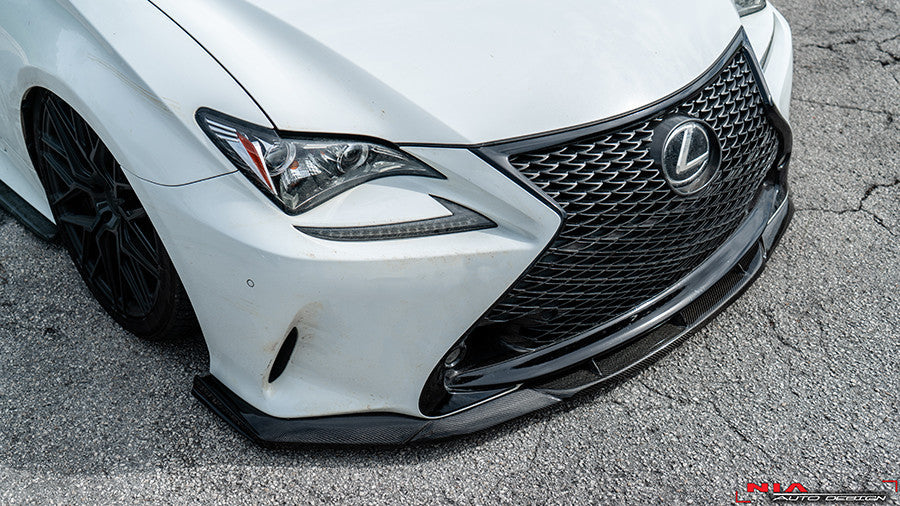 Lexus RC NIA Carbon Fiber Full Splitter Lip Body Kit (2015-18)
