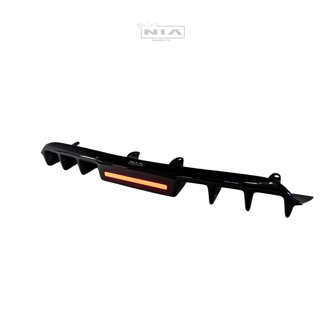 Lexus RC-F NIA rear lip bumper extension Diffuser bodykit 2015-2019 in Caviar - Clearance