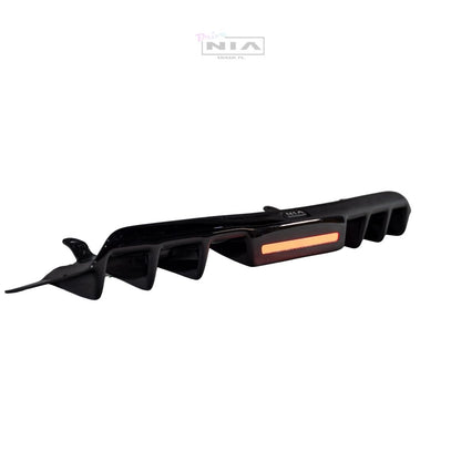 Lexus RC-F NIA rear lip bumper extension Diffuser bodykit 2015-2019 in Caviar - Clearance
