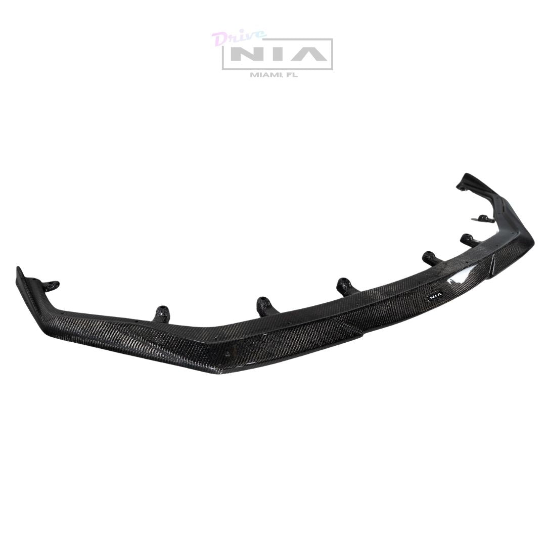 Lexus RC-F NIA Front Splitter Lip body kit 2020-2025 in ABS or Carbon Fiber