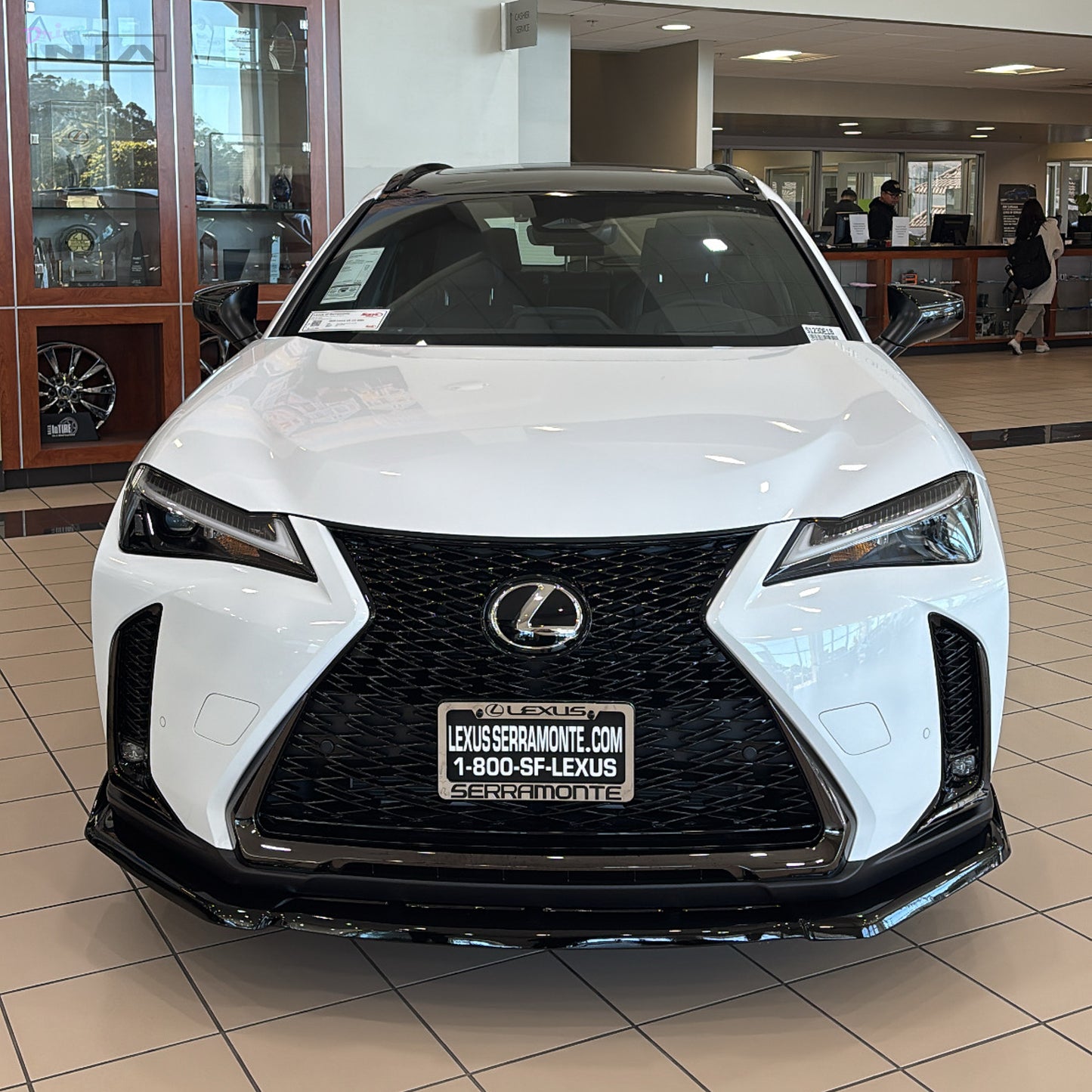 Lexus UX 200, 250h, 300e Front NIA Splitter lip body Kit 2019-2025