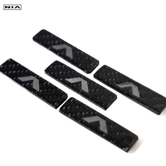 "A" Carbon Fiber NIA Tag - 5 Pack