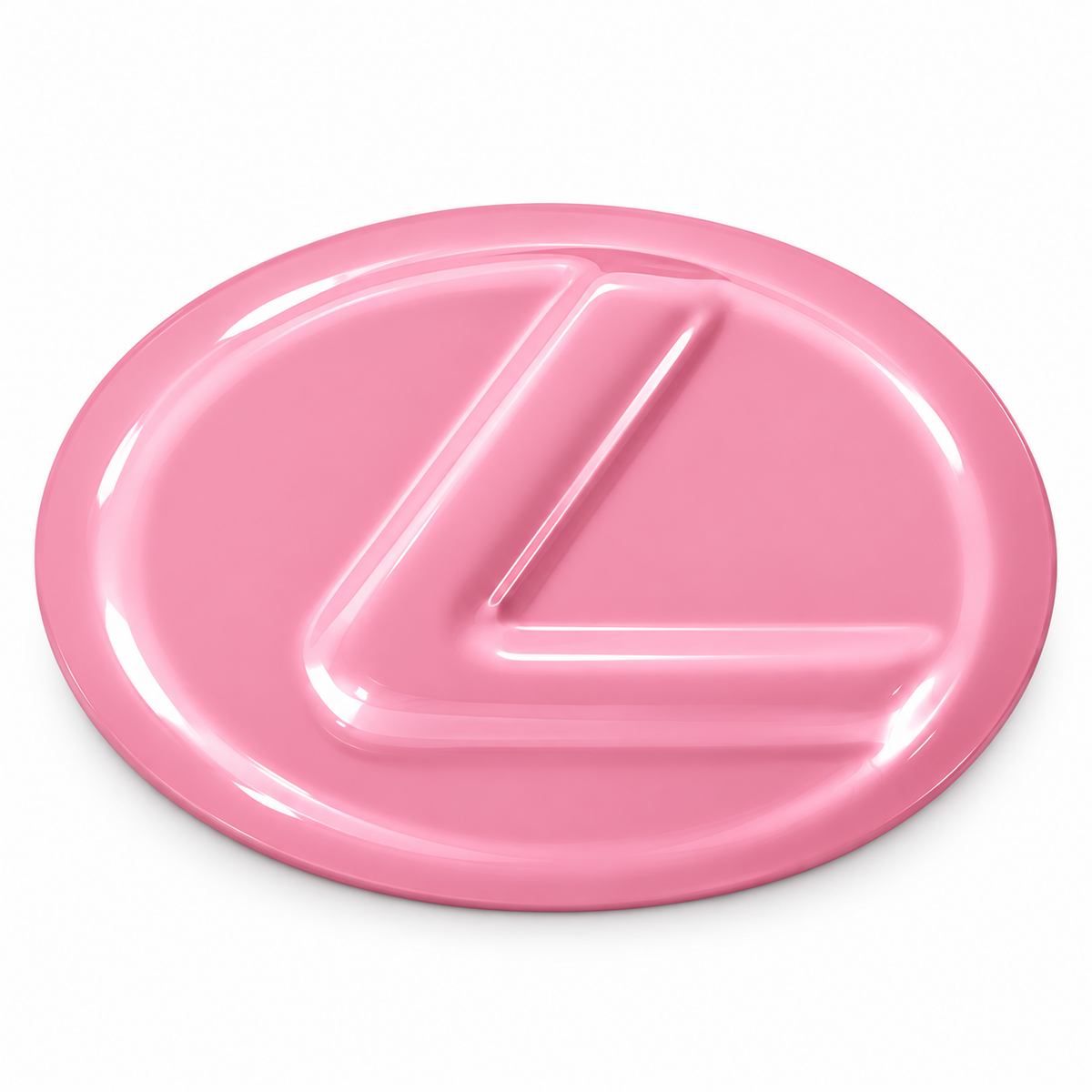 Lexus NIA Replacement L Emblem (7") Limited Edition Awareness Pink