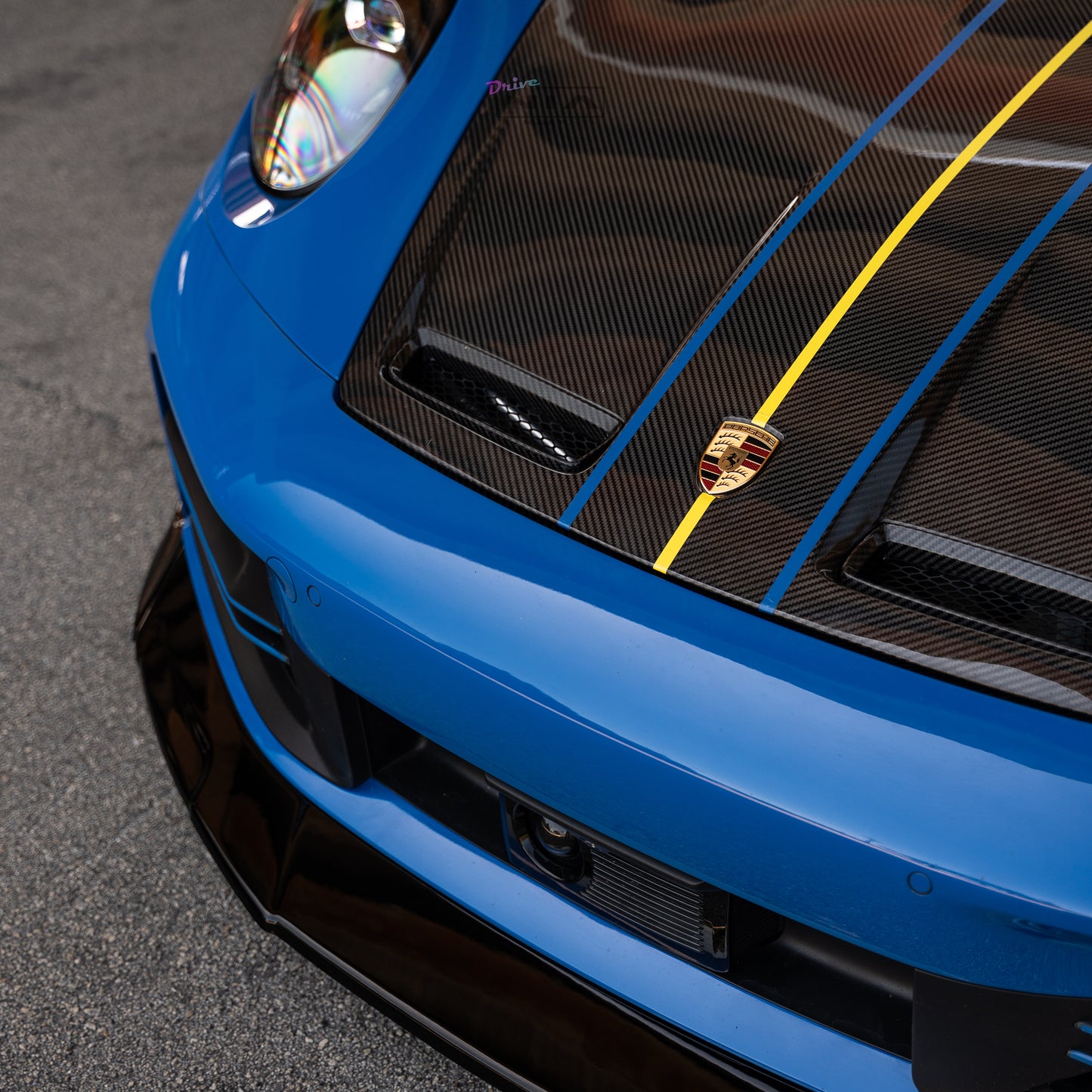 Porsche 992.2 NIA Front Splitter Lip 2025+ in ABS or Carbon Fiber (PRE-ORDER)