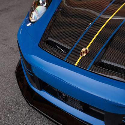 Porsche 992.2 NIA Front Splitter Lip 2025+ in ABS or Carbon Fiber (PRE-ORDER)