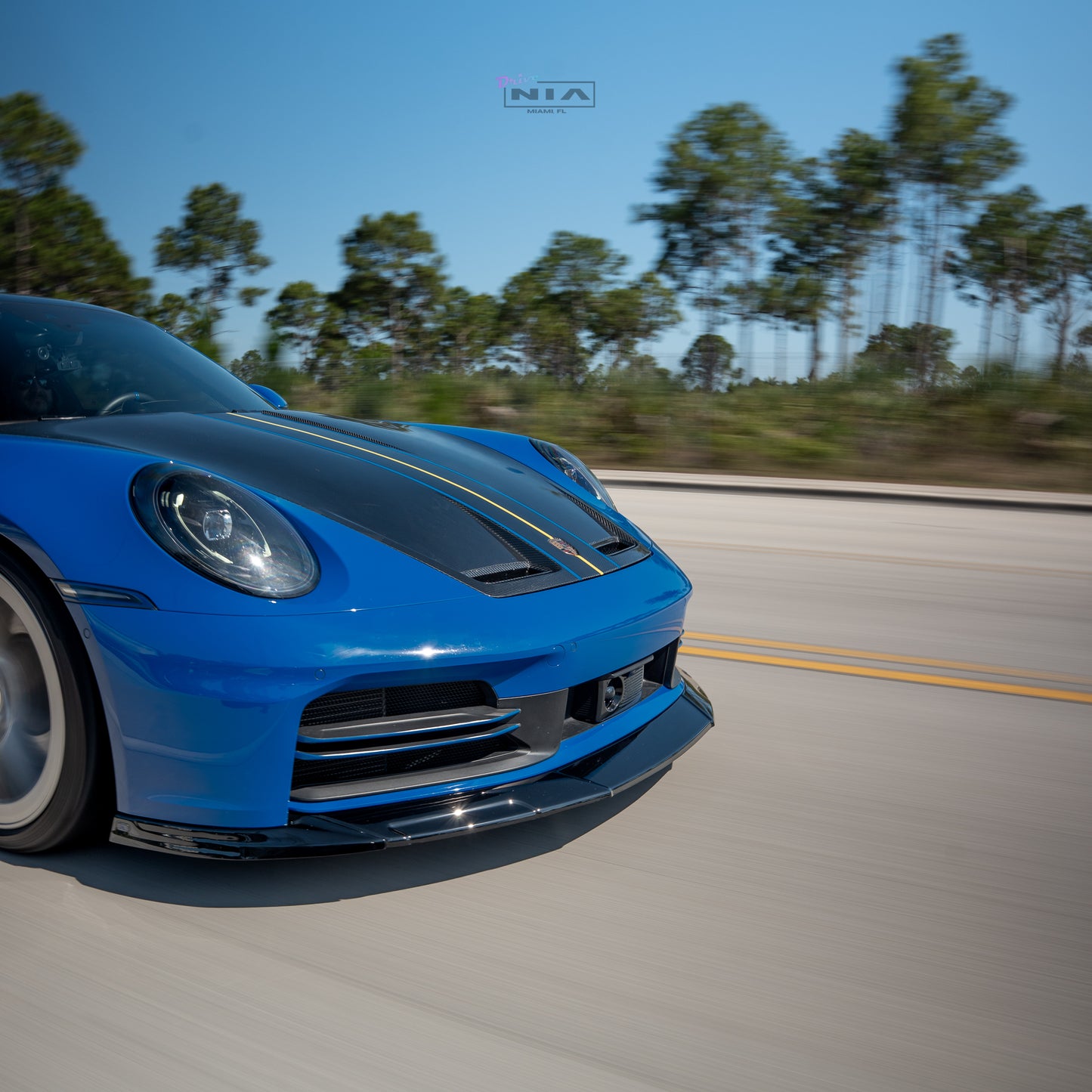 Porsche 992.2 NIA Front Splitter Lip 2025+ in ABS or Carbon Fiber (PRE-ORDER)