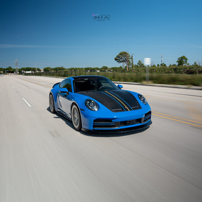 Porsche 992.2 NIA Front Splitter Lip 2025+ in ABS or Carbon Fiber (PRE-ORDER)