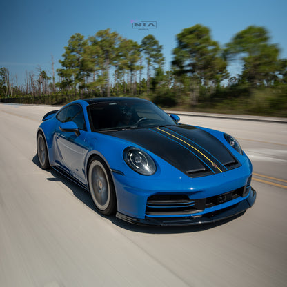 Porsche 992.2 NIA Front Splitter Lip 2025+ in ABS or Carbon Fiber (PRE-ORDER)