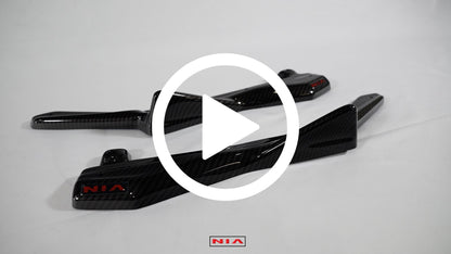 Lexus IS-300, IS-350, Base and F Sport Rear Spats NIA Splitter Lip Body Kit (2021-2025)