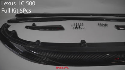 Lexus LC 500 Full NIA Splitter Lip Body Kit 2018-25 (5pcs)