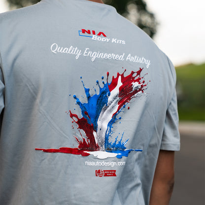 Quality Engineered Artistry T-Shirt by NIA Body Kits.