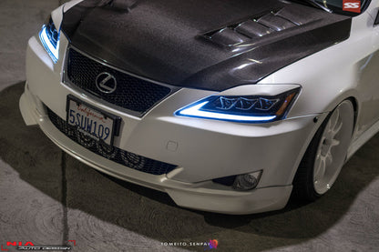 Lexus NIA Eyelids for IS F-Sport 2011-13 (Compatible with V-Land Headlights)