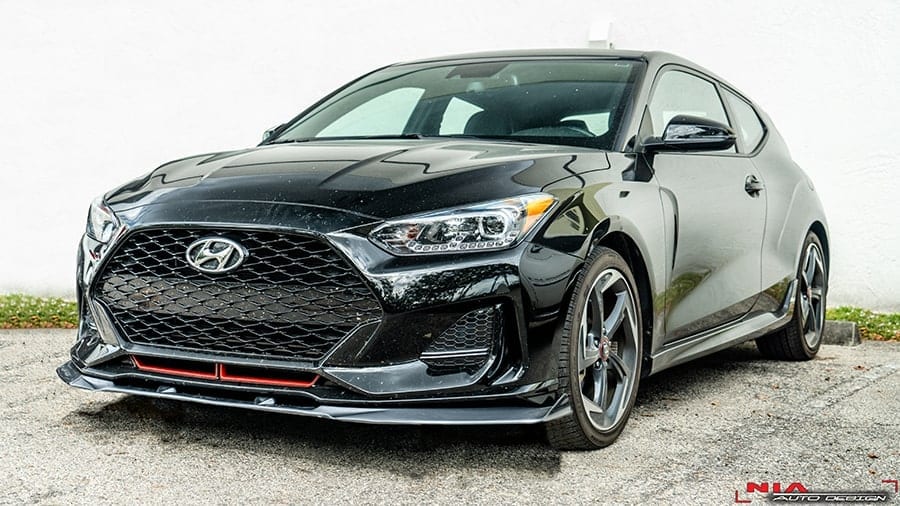 Hyundai Veloster Front NIA Lip Splitter Kit 2019+