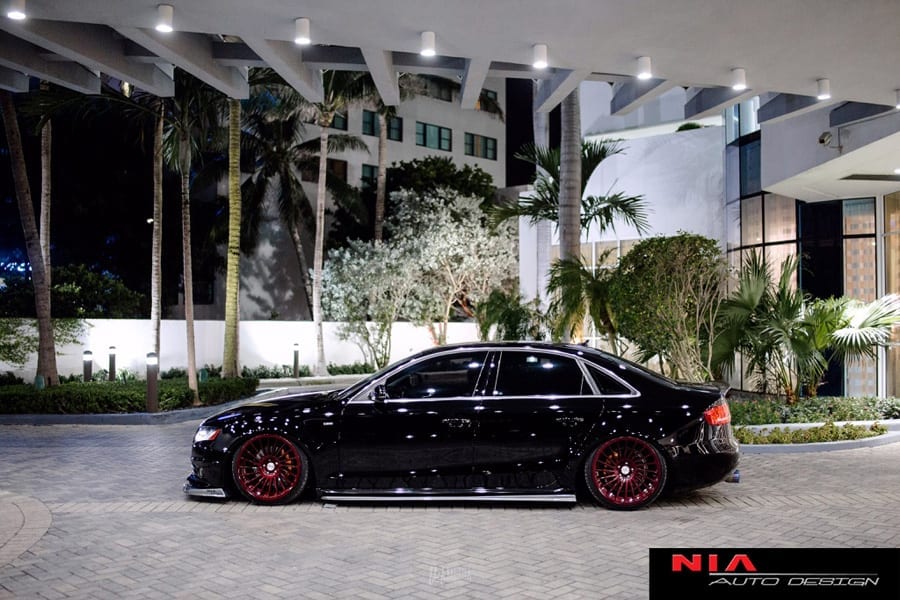 Nia Body Kits upgrades your Audi A4 an aggressive stance without altering with the factory design, made to fit the B8 and B8.5 (2009-2016). Contact us at www.niaautodesign.com