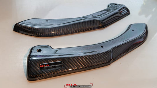 Lexus RC-F NIA Carbon Fiber Rear Lip Spats (2015-19)
