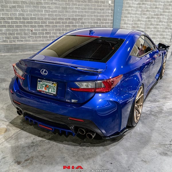 lexus rcf and rc lip spoiler