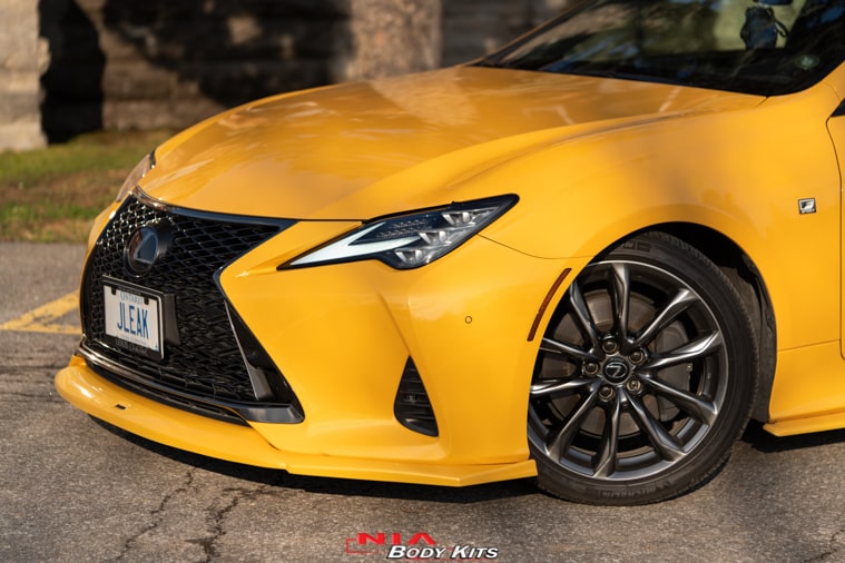 Lexus RC Front NIA Splitter lip body Kit 2019+ Fits RC 300 / 350 F-Sport and Non-F Sport (Base)
