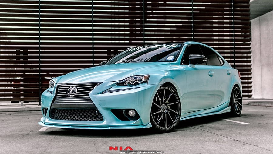 Lexus IS Base NIA Full Splitter Lip Body Kit (Front, Sides, Rears) (2014-16)