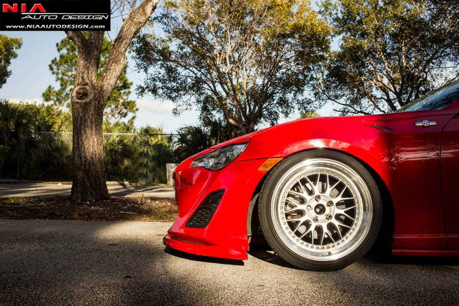 Scion FR-S and Subaru BRZ Front splitter lip 2013 2014 2015 2016