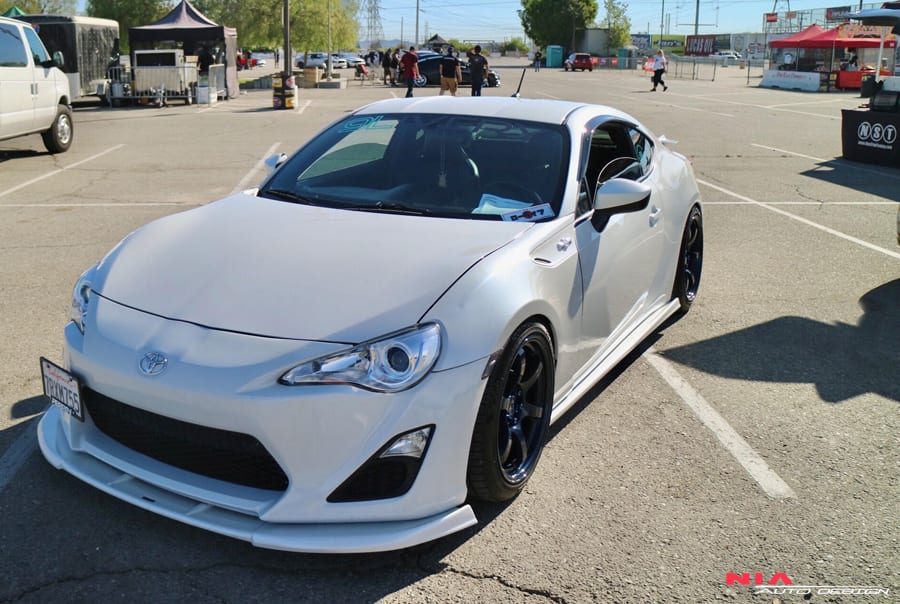 Scion FR-S and Subaru BRZ Front splitter lip 2013 2014 2015 2016