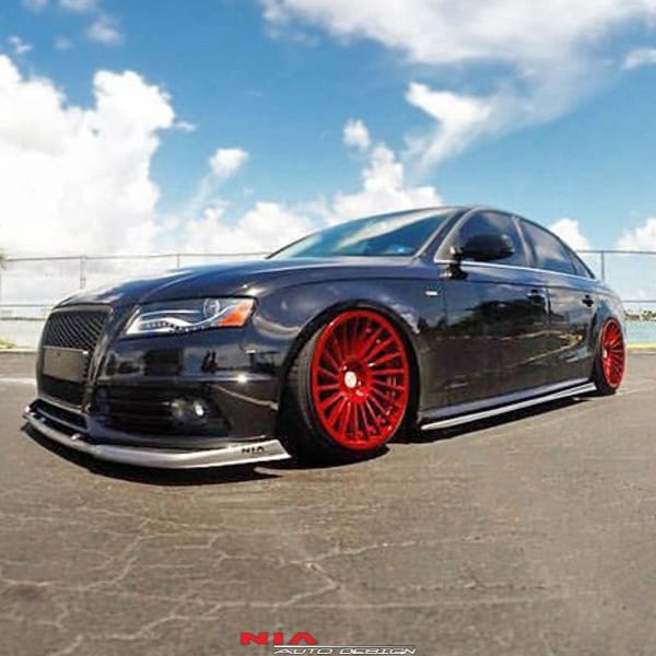 Nia Body Kits upgrades your Audi A4 an aggressive stance without altering with the factory design, made to fit the B8 and B8.5 (2009-2016). Contact us at www.niaautodesign.com