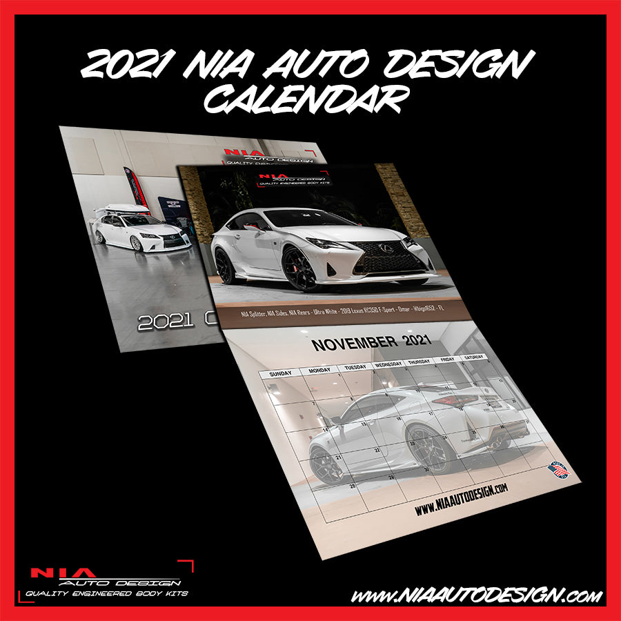 Official NIA 2021 Calendar