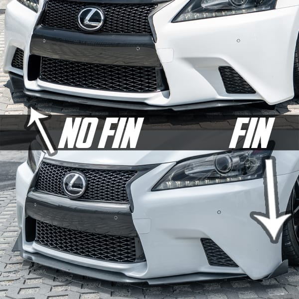 Lexus GS F Sport Front NIA Sleek Splitter Lip Body Kit 2013 15