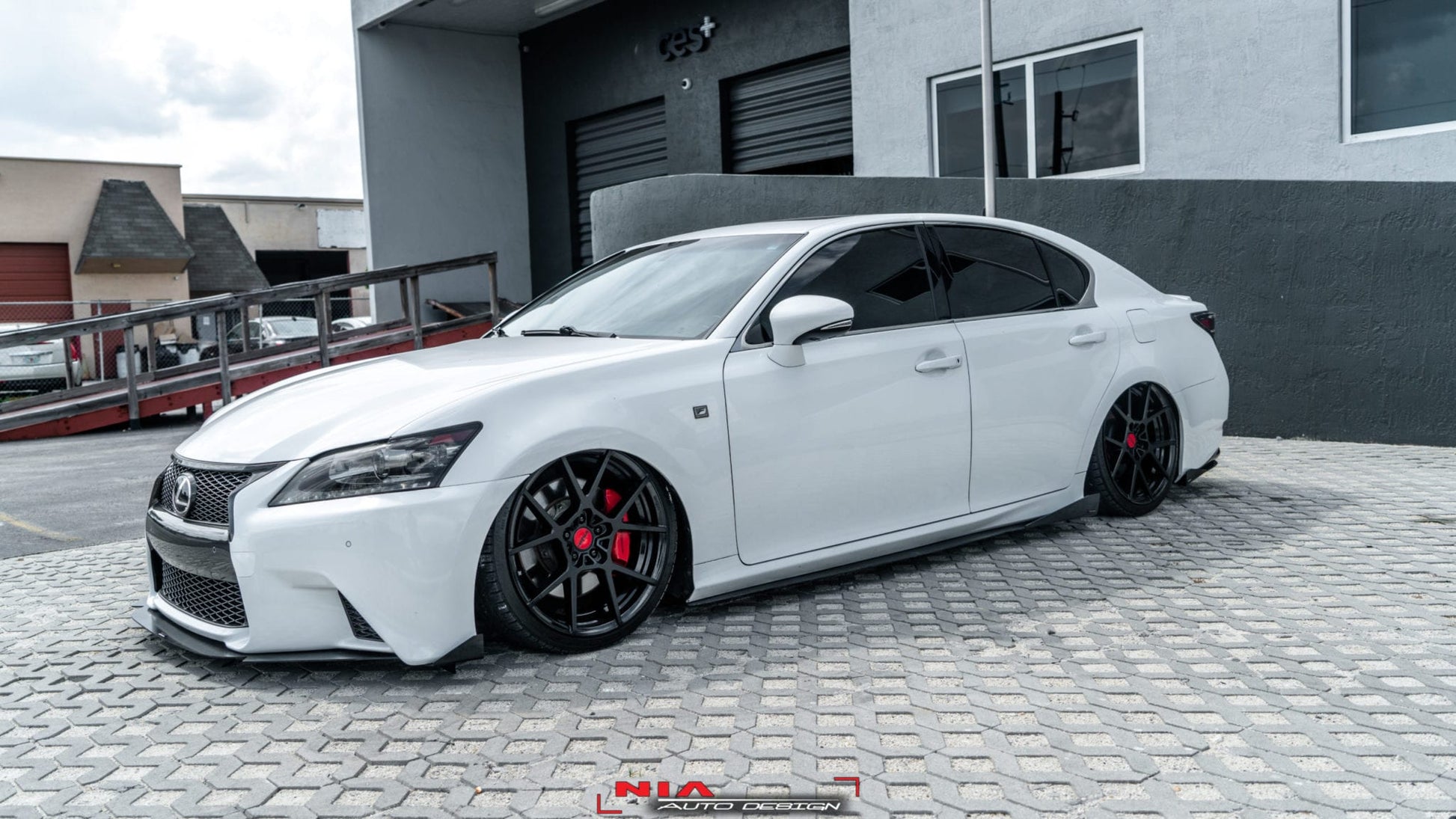 lexus gs350 side skirt nia sleek splitter diffuser