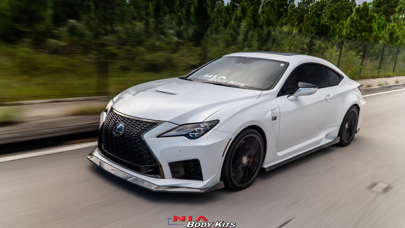 Lexus Rc F Front Nia Splitter Lip Body Kit 2020 2023 Nia Body Kits