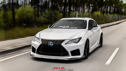 Lexus RC-F NIA Full Splitter Lip Kit + Bumper Extension (Front, Sides, Rears, Diffuser)(2020-23)