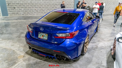 lexus rcf rear spoiler lip body kit trunk spoiler wing